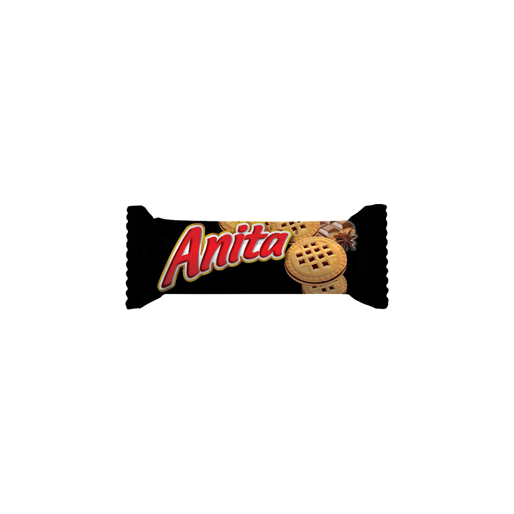 ANITA sušienky plnené kakaovým krémom 45g ANITA sušienky plnené kakaovým krémom 45g