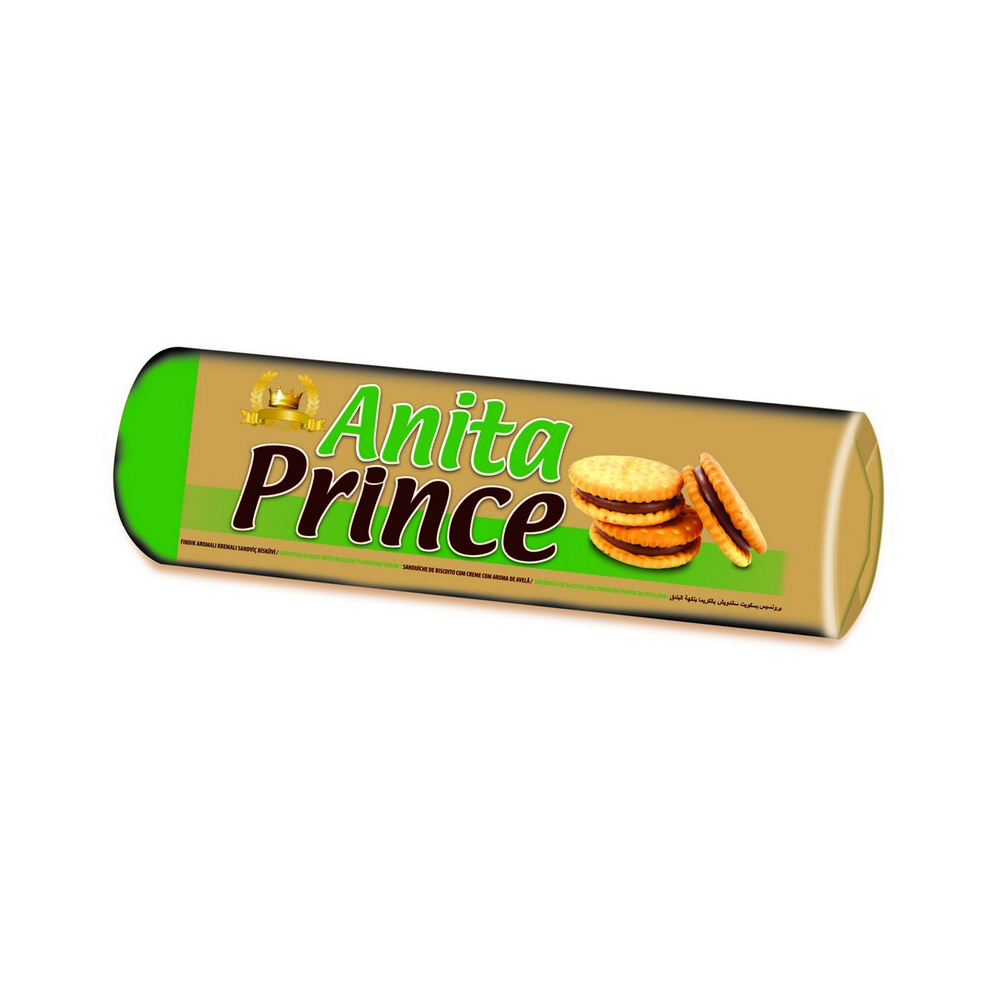 ANITA PRINCE sušienky plnené orieškovým krémom 125g ANITA PRINCE sušienky plnené orieškovým krémom 125g