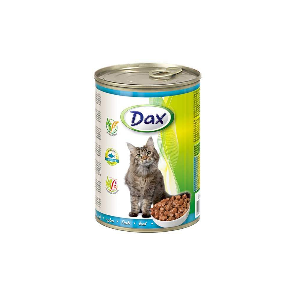 Dax konzerva pre mačky ryba 415g Dax konzerva pre mačky ryba 415g