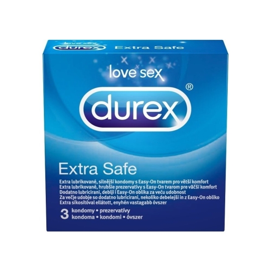 Durex kondom Extra Safe  Thicker 3ks