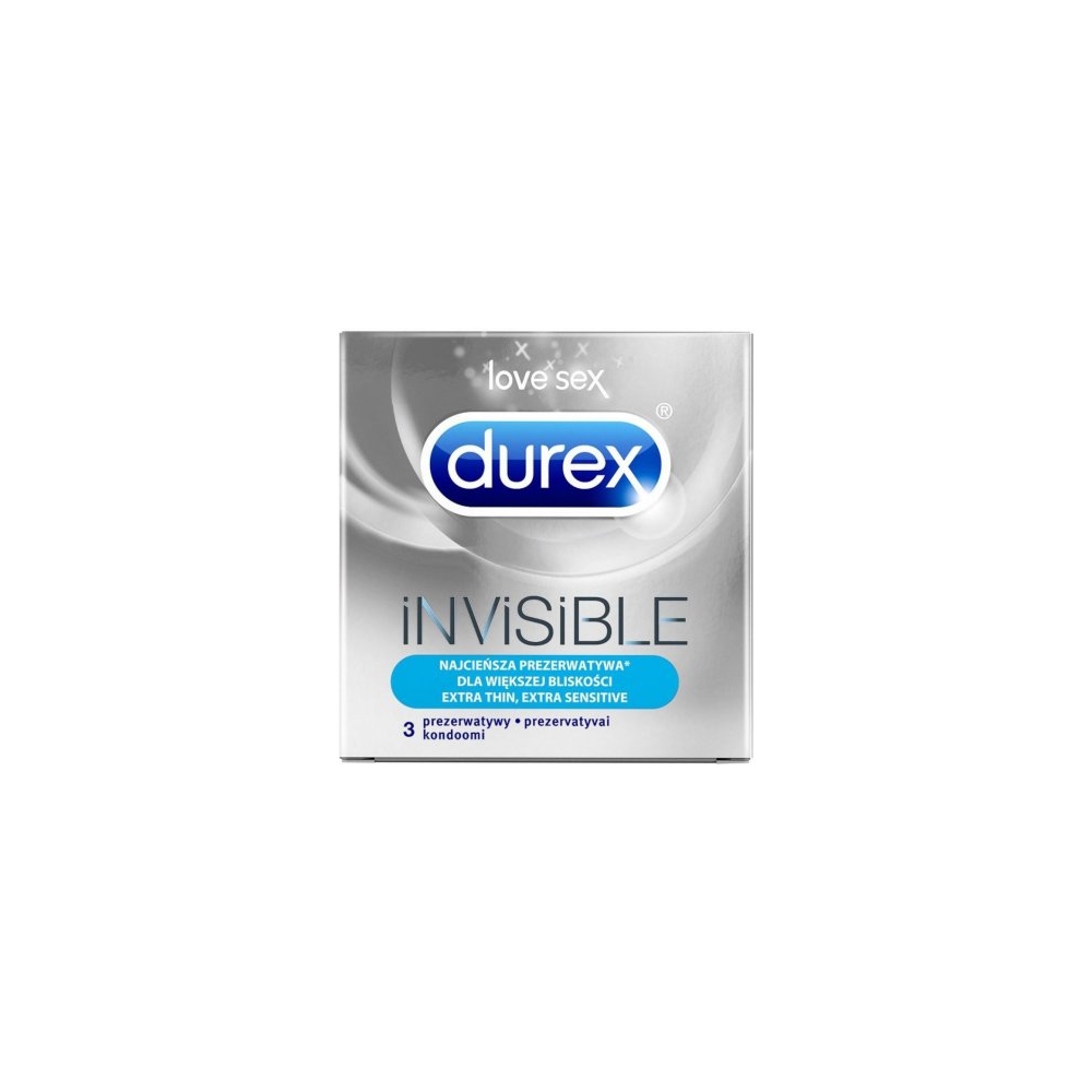 Durex 3ks invisible extra sensitive Durex 3ks invisible extra sensitive