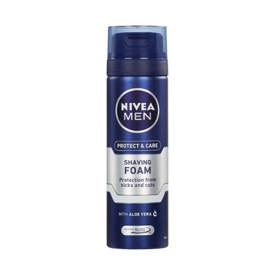 Nivea pena na holenie Protect&Care 200 ml