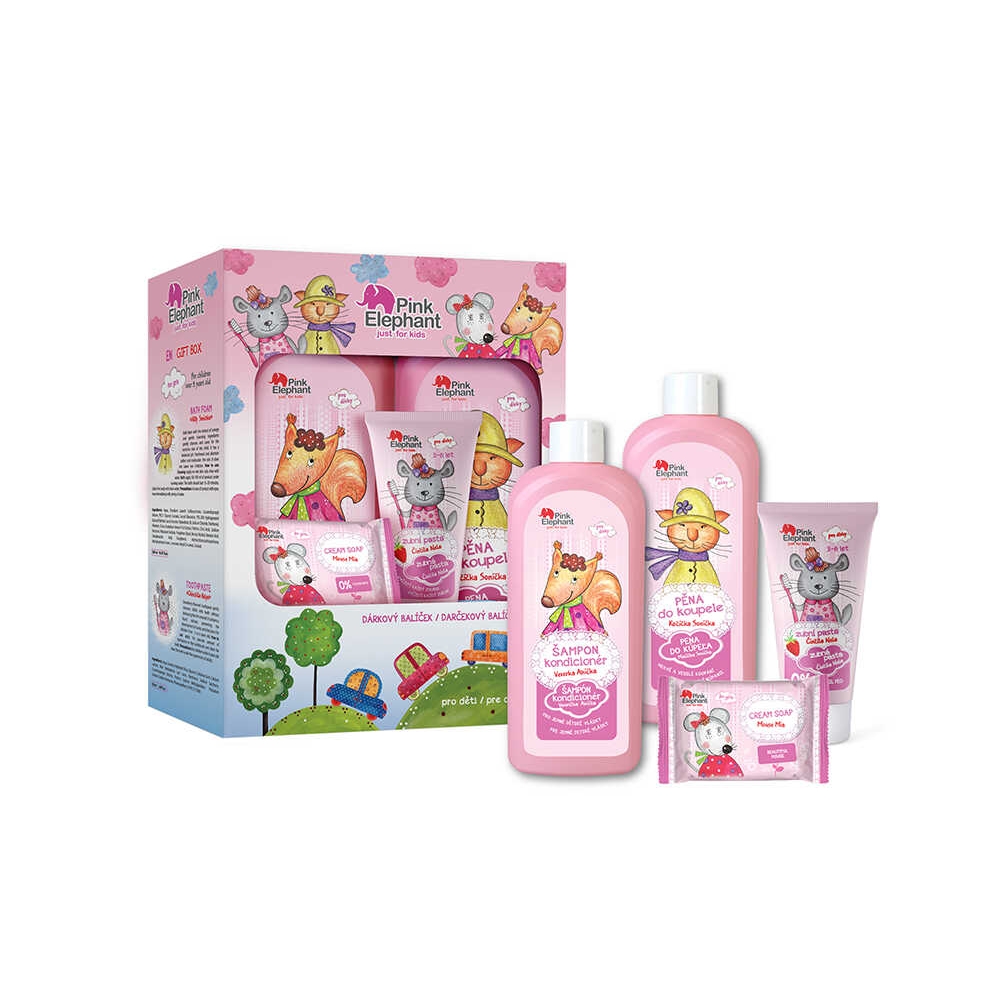 Pink Elephant zubná pasta 50ml činčila Nela Pink Elephant zubná pasta 50ml činčila Nela