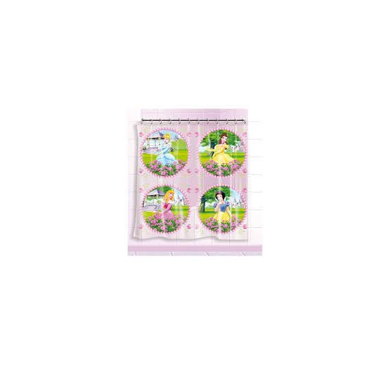 Sprchový záves Princezny 180x180, materiál PVC