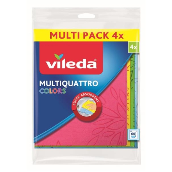 Vileda Handrička multiquattro colors 4ks