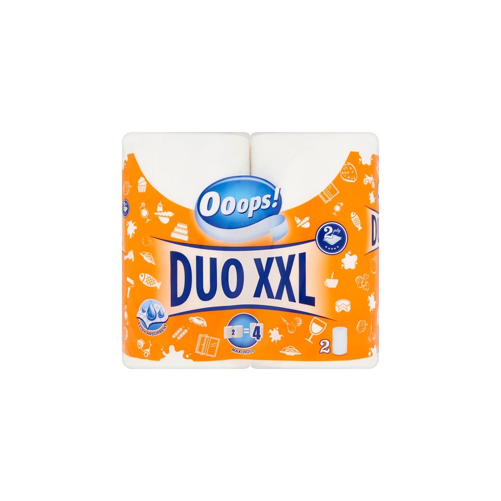 Ooops! Kuchynské utierky Duo XXL 2rol./2vrstvové Ooops! Kuchynské utierky Duo XXL 2rol./2vrstvové