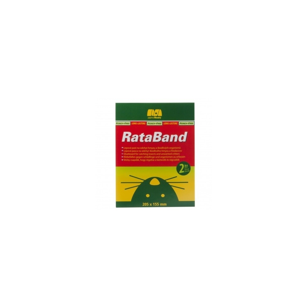 Lepová pasca na hlodavce 2k v bal. RataBand Lepová pasca na hlodavce 2k v bal. RataBand