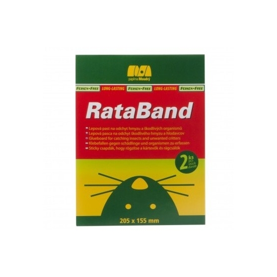 Lepová pasca na hlodavce 2k v bal. RataBand