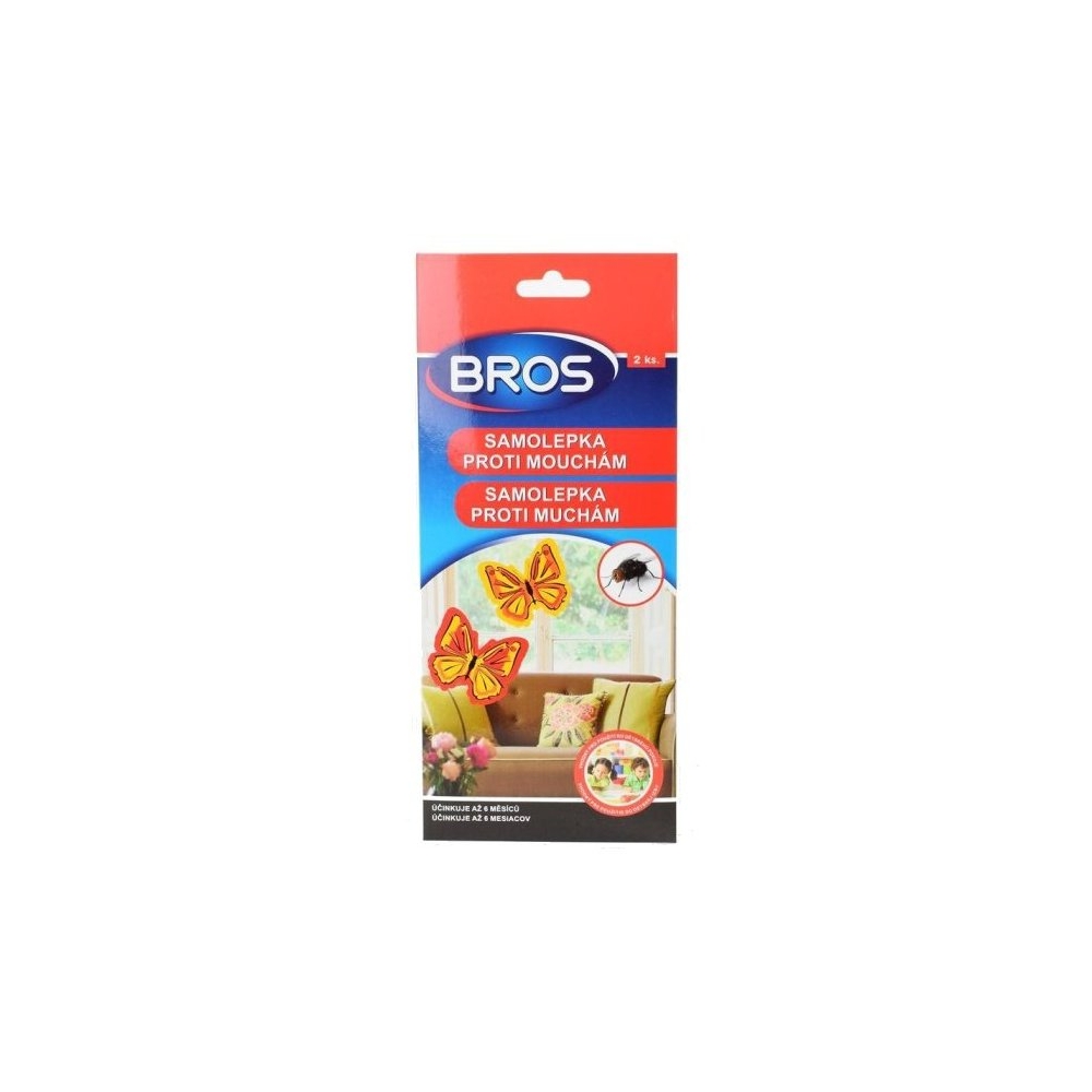 Bros Samolepka proti muchám 2ks Bros Samolepka proti muchám 2ks