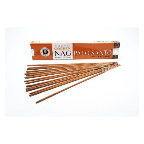 ZENHOME Vonné paličky Golden Nag Palo Santo 100% natural 15ks/bal