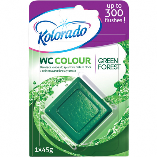 Kolorado WC čistiaca kocka zelený les 45g