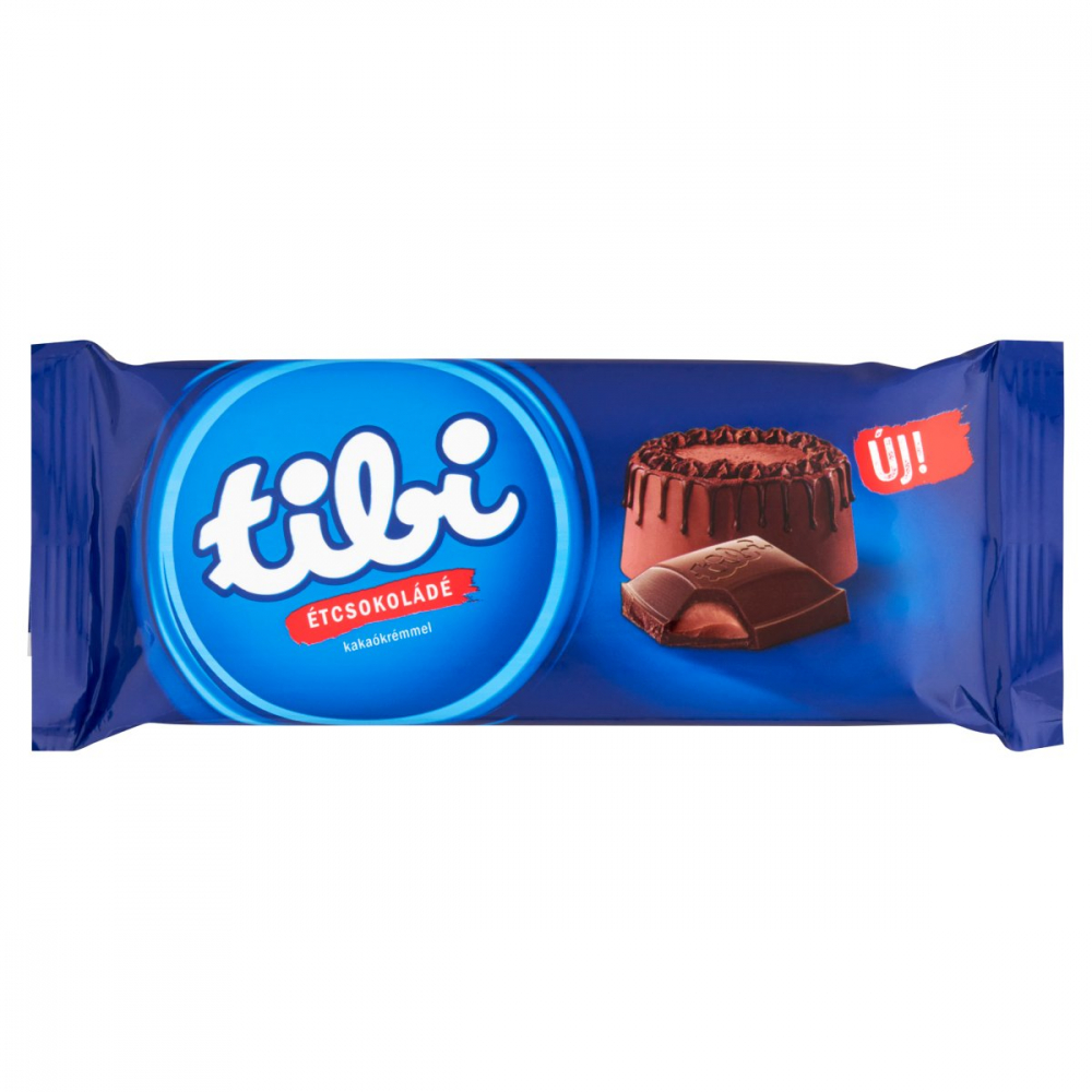 Tibi Horká čokoláda plnená s čokoládovým krémom 90g Tibi Horká čokoláda plnená s čokoládovým krémom 90g