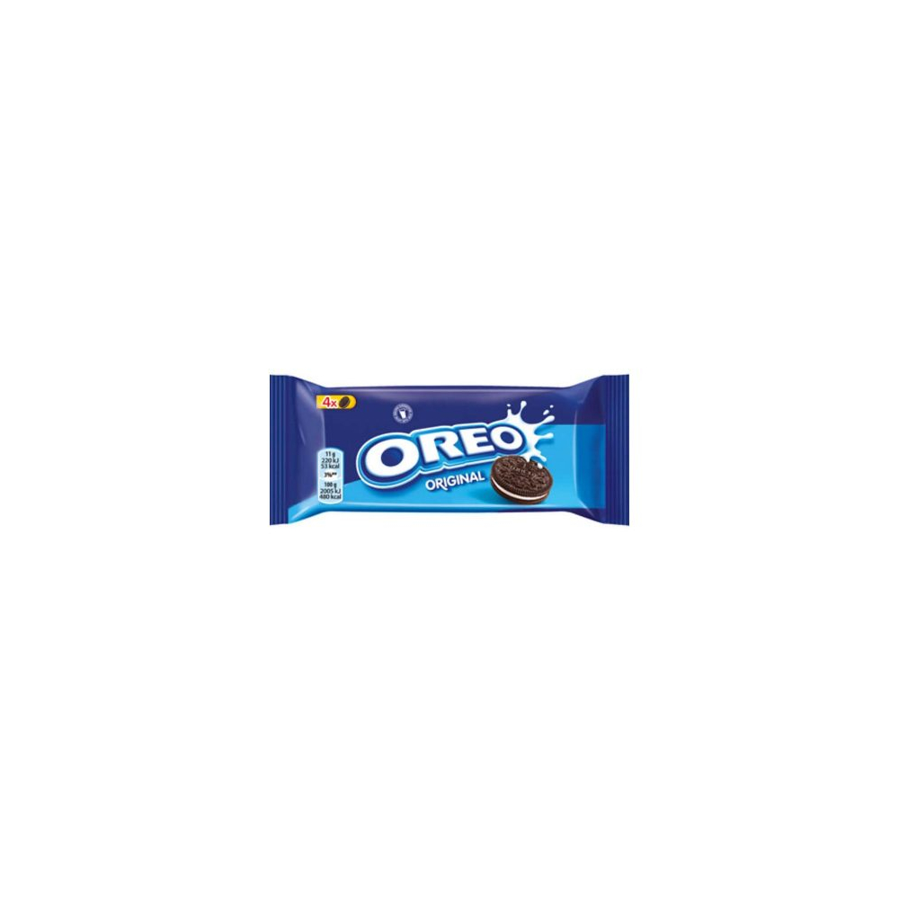 Oreo Kakaové Sušienky s vanilkovou náplňou 44g Oreo Kakaové Sušienky s vanilkovou náplňou 44g