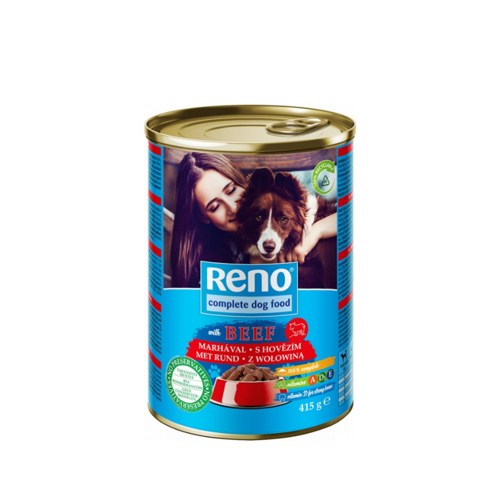 Reno konzerva pre psy hovädzie 415g Reno konzerva pre psy hovädzie 415g